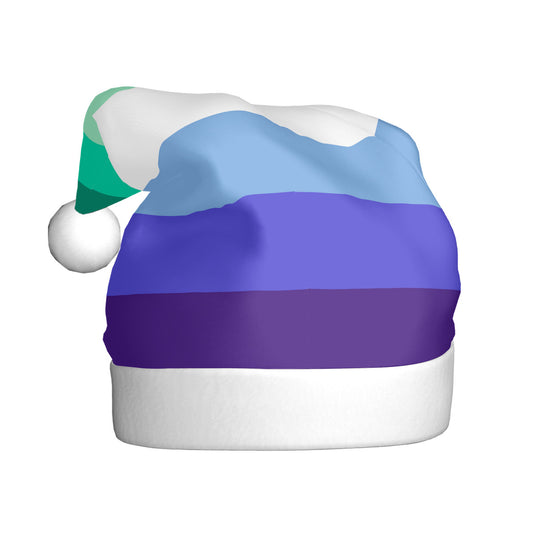 MLM Pride Flag Adult Plush Holiday Hat