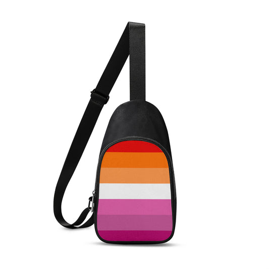 Lesbian Pride Flag Chest Bag