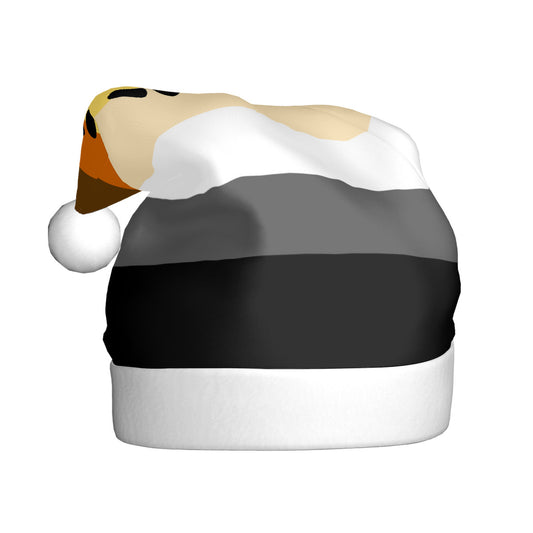 Bear Pride Flag Adult Plush Holiday Hat