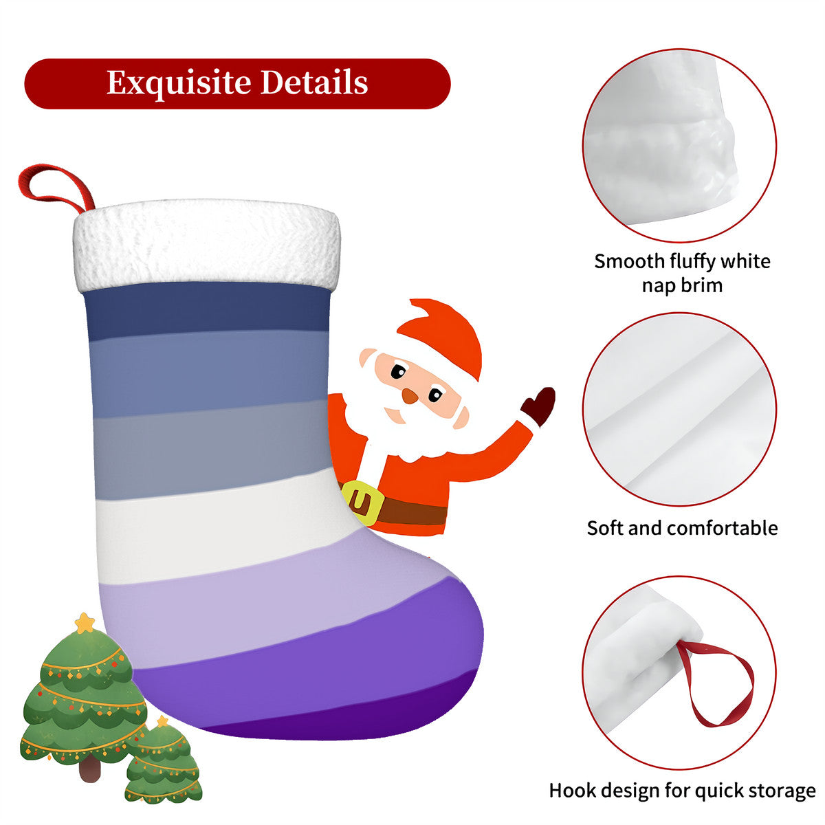 Butch Pride Flag (dorian-rutherford) Holiday Stocking 11" x 17.7"