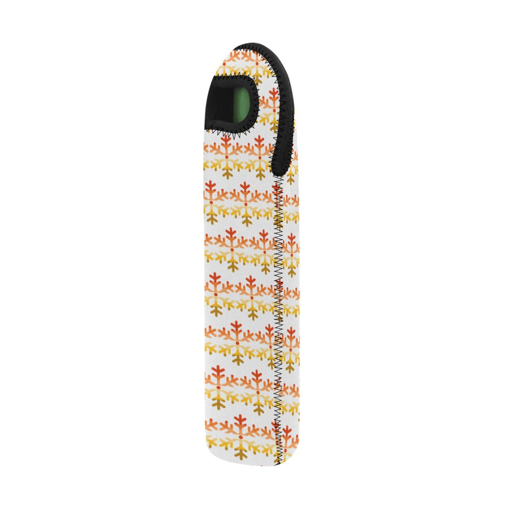 Butch Pride Flag (Mod Q) Snowflake Neoprene Wine Bag