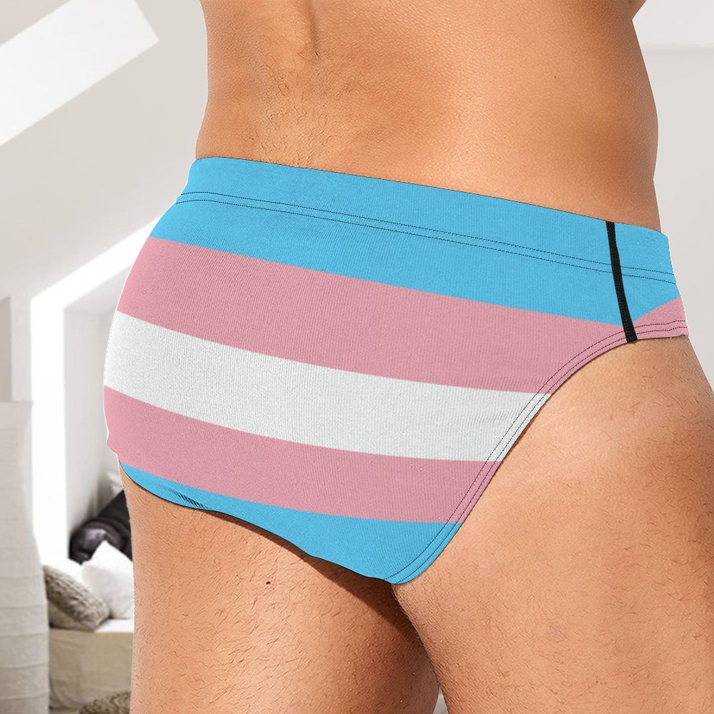 Transgender Pride Flag Briefs – Traditional Masculine Cut
