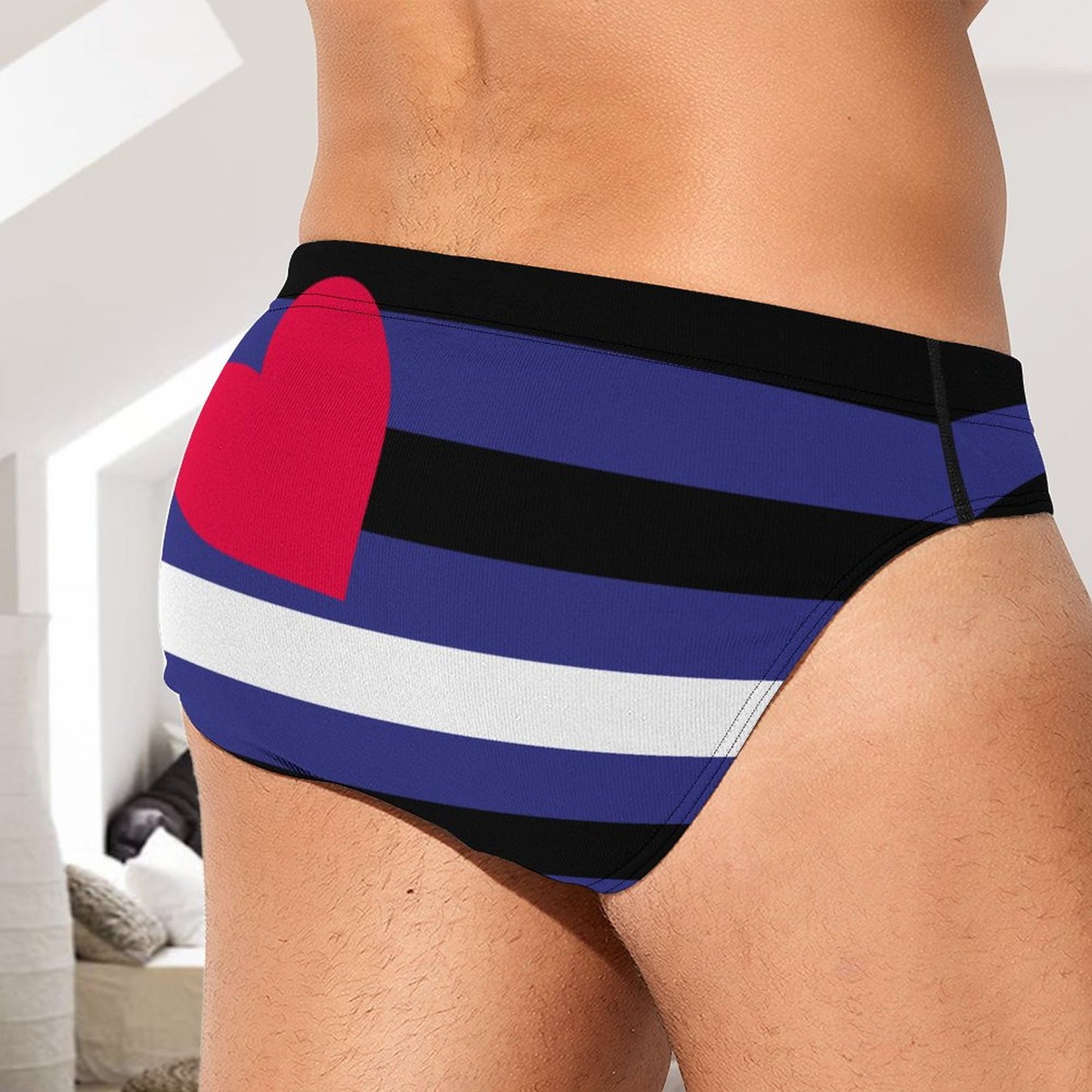 Leather Pride Flag Briefs – Traditional Masculine Cut