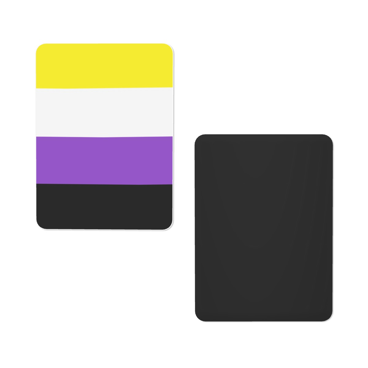 Non-Binary Pride Flag Rectangle Magnet