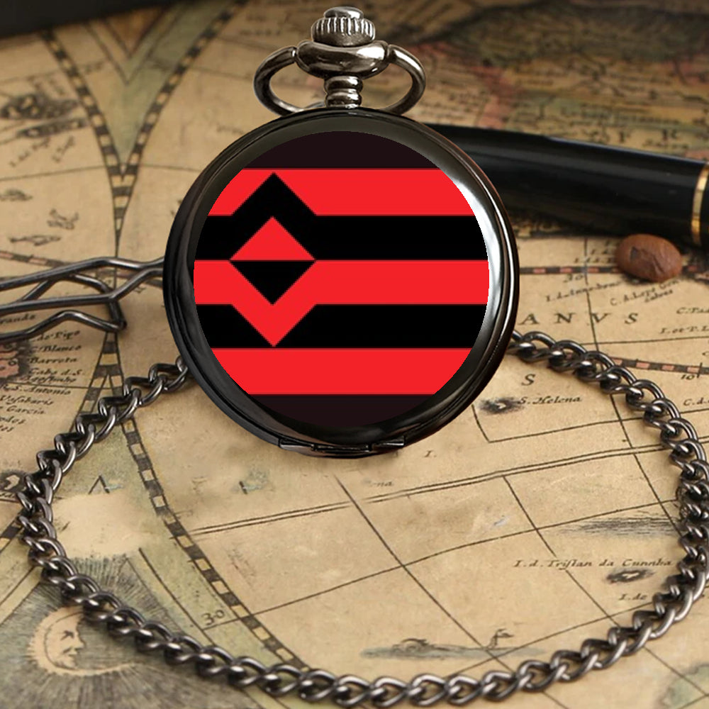Fisting Fetish Pride Flag Round Pocket Watch