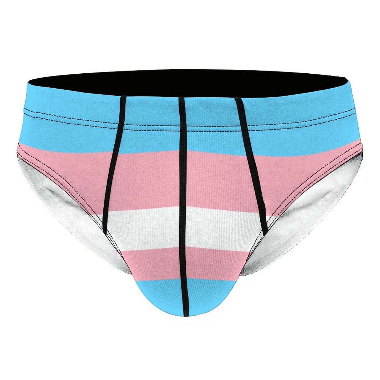 Transgender Pride Flag Briefs – Traditional Masculine Cut
