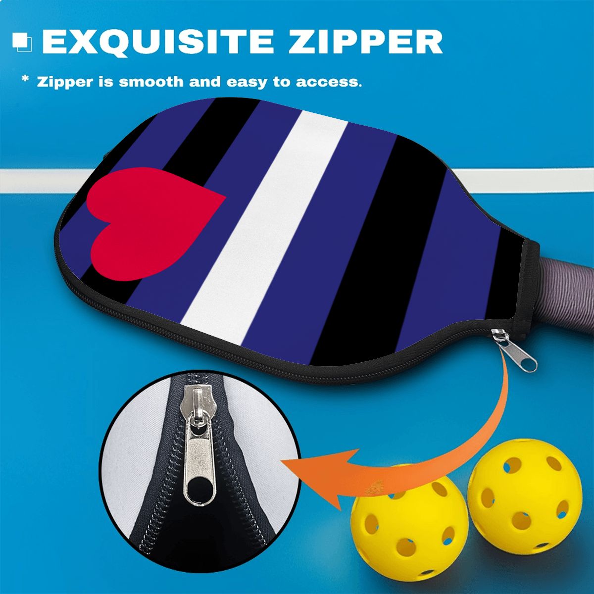 Leather Pride Flag Pickleball Paddle Cover