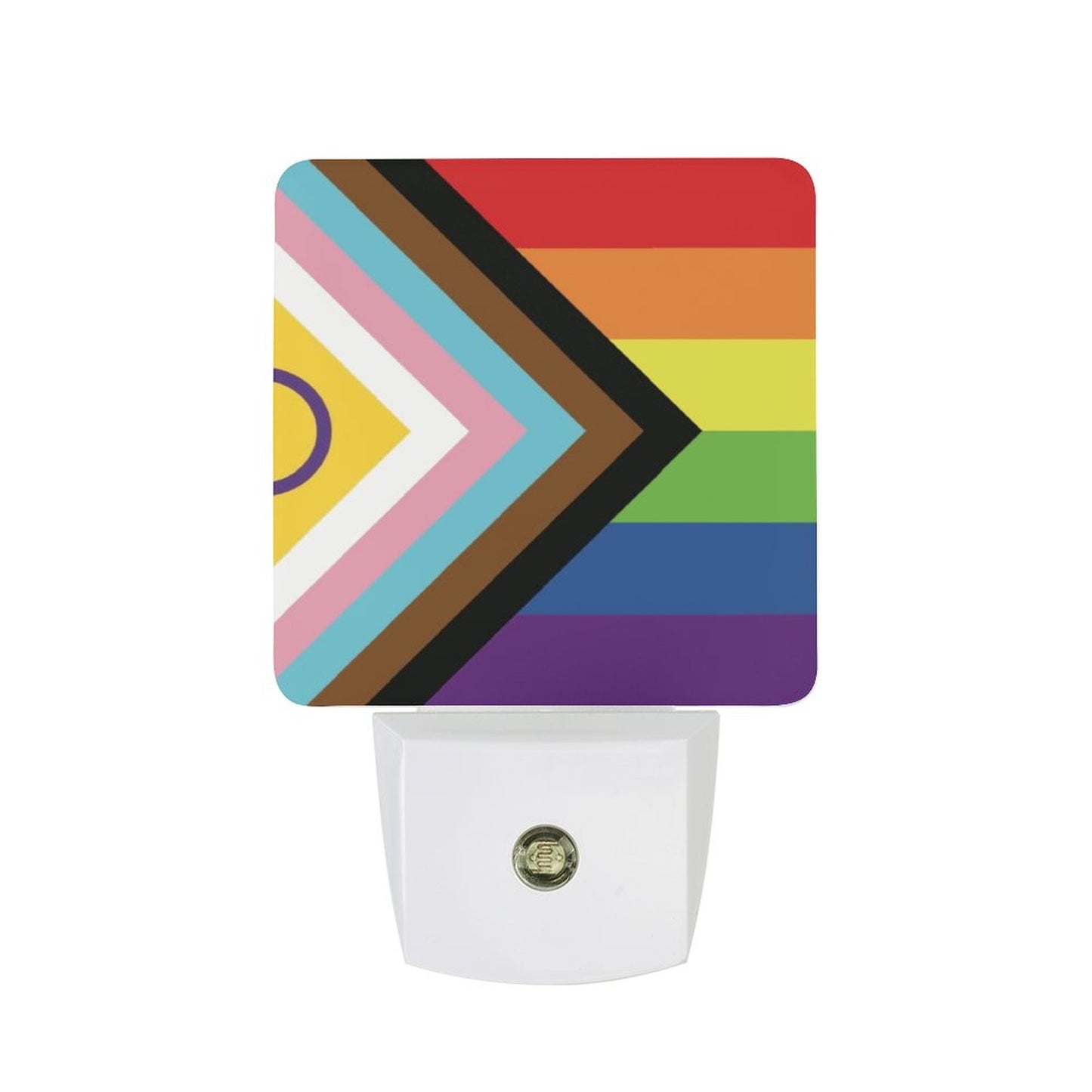 Inclusive Progress Pride Flag Night Light - Multiple Sizes