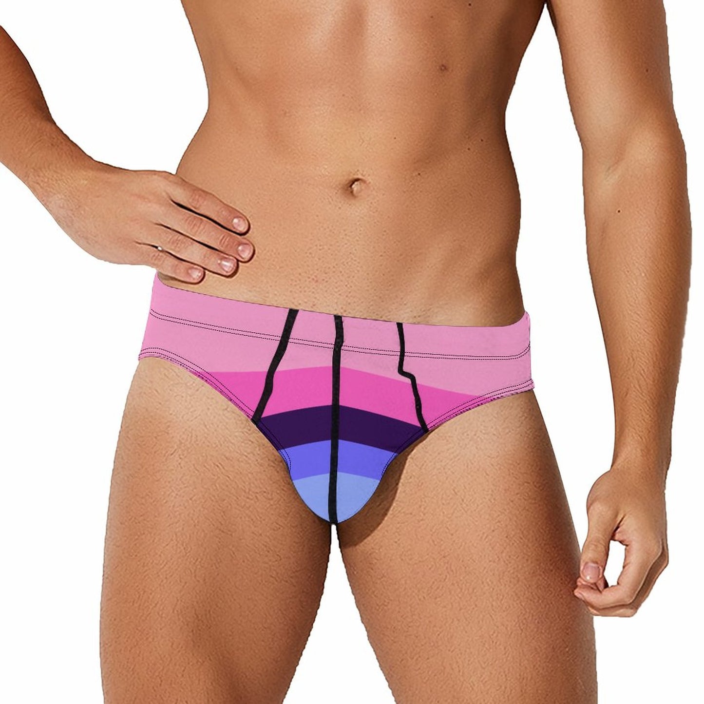 Omnisexual Pride Flag Briefs – Traditional Masculine Cut