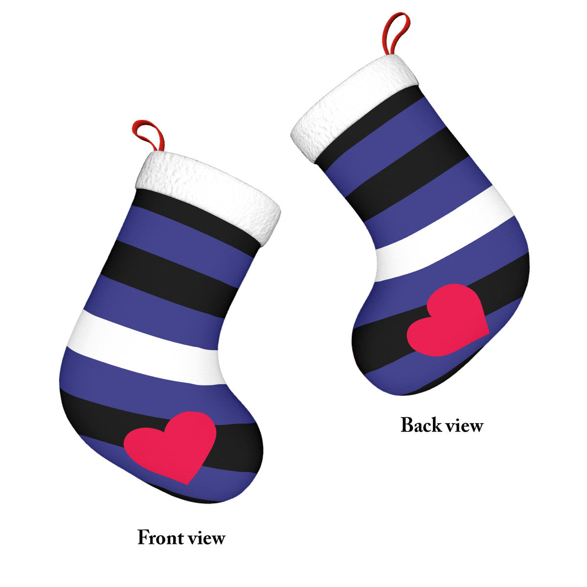 Leather Pride Flag Holiday Stocking 11" x 17.7"