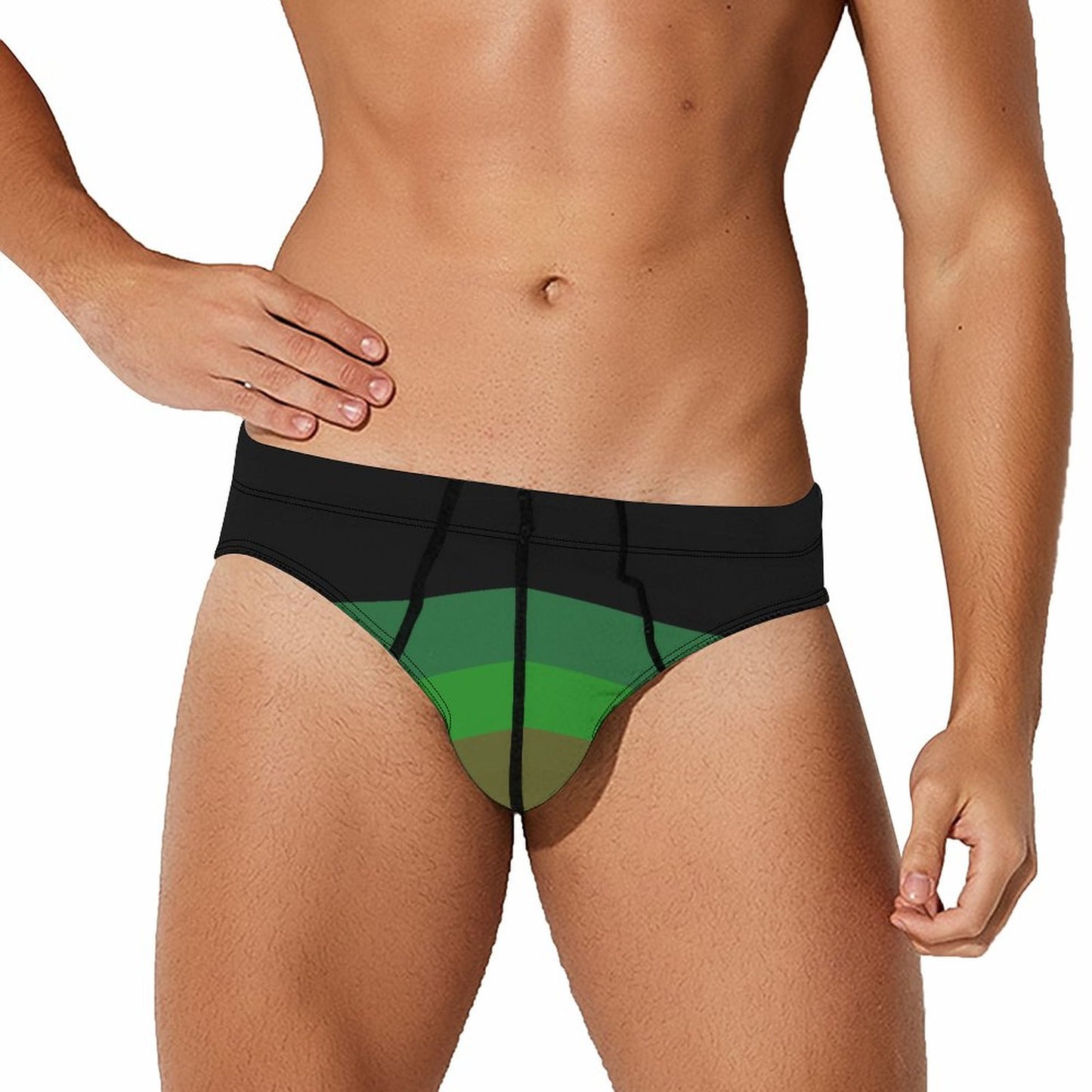 Military Fetish Pride Flag Briefs – Traditional Masculine Cut