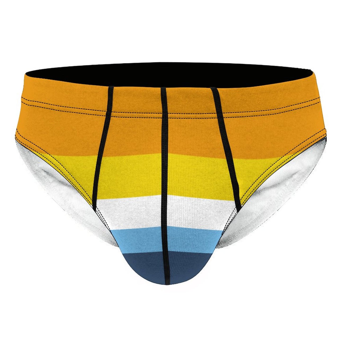Aroace Pride Flag Briefs – Traditional Masculine Cut