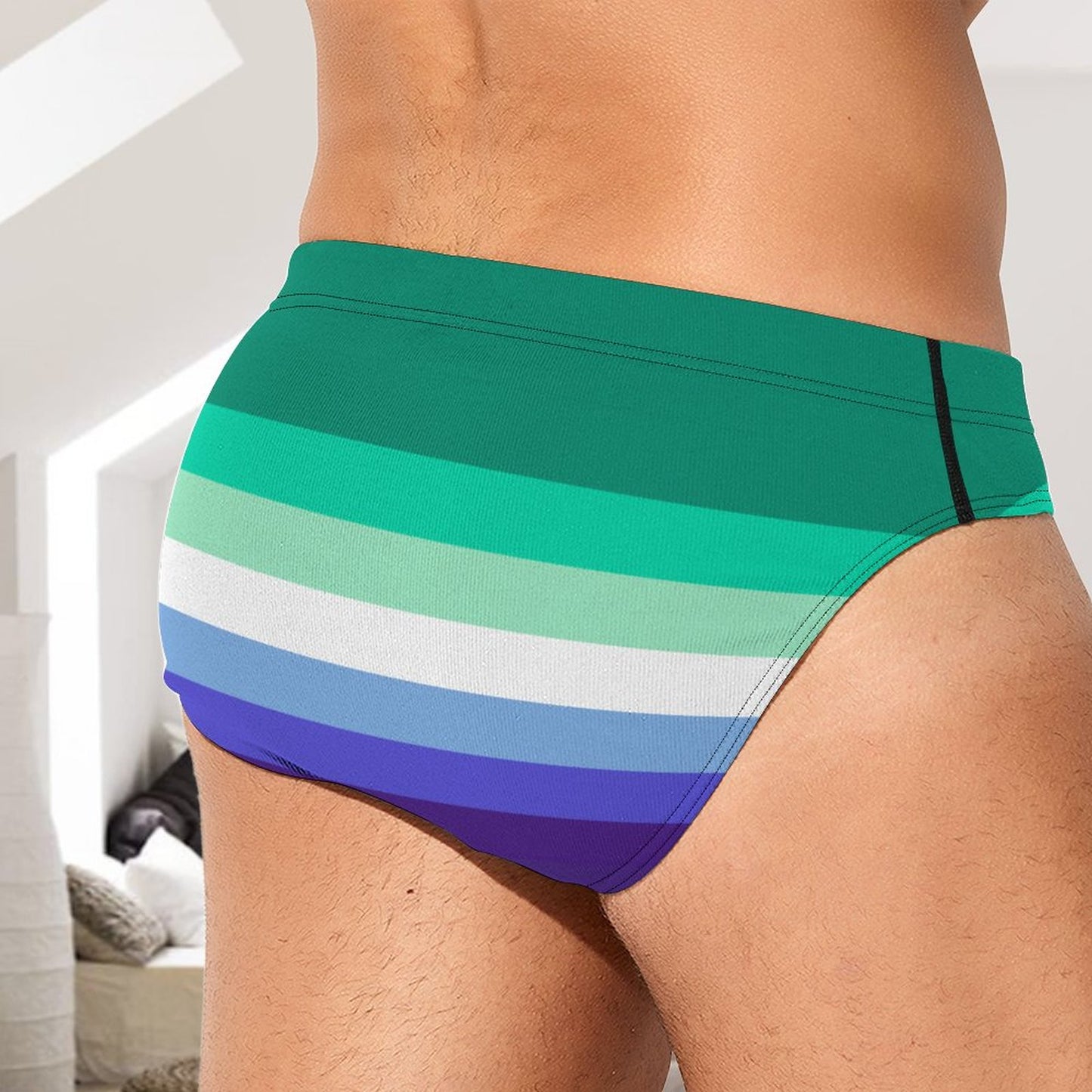 MLM Pride Flag Briefs – Traditional Masculine Cut