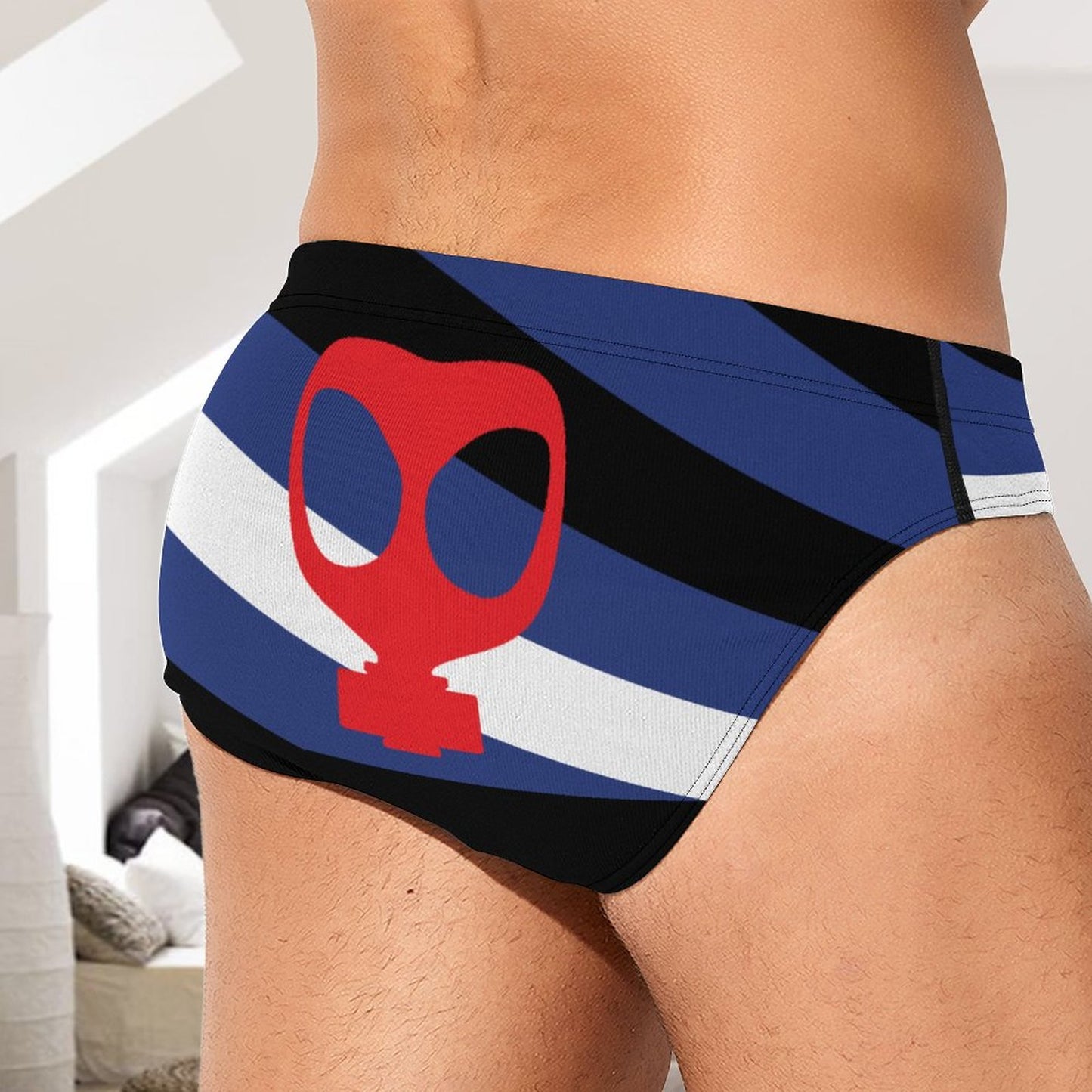 Mask Fetish Pride Flag Briefs – Traditional Masculine Cut