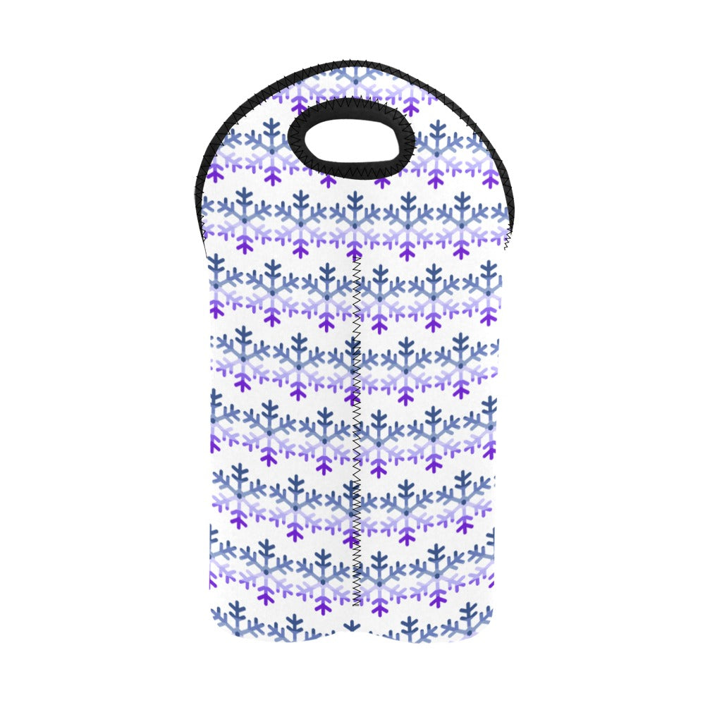 Butch Pride Flag (dorian-rutherford) Snowflake 2-Bottle Neoprene Wine Bag