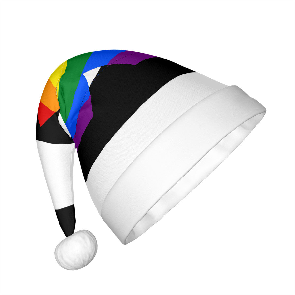 Straight Ally Pride Flag Adult Plush Holiday Hat