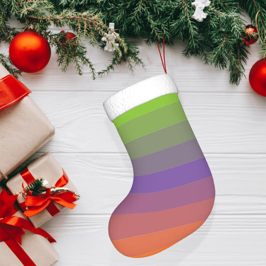 Aliagender Pride Flag Holiday Stocking 11" x 17.7"