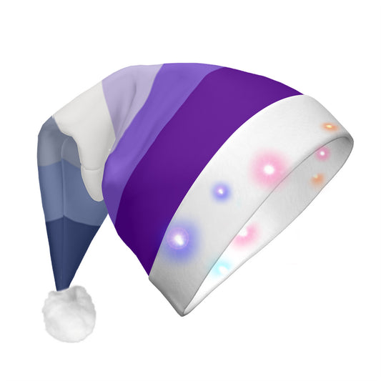 Butch Pride Flag (dorian-rutherford) Adult Glowing Plush Holiday Hat