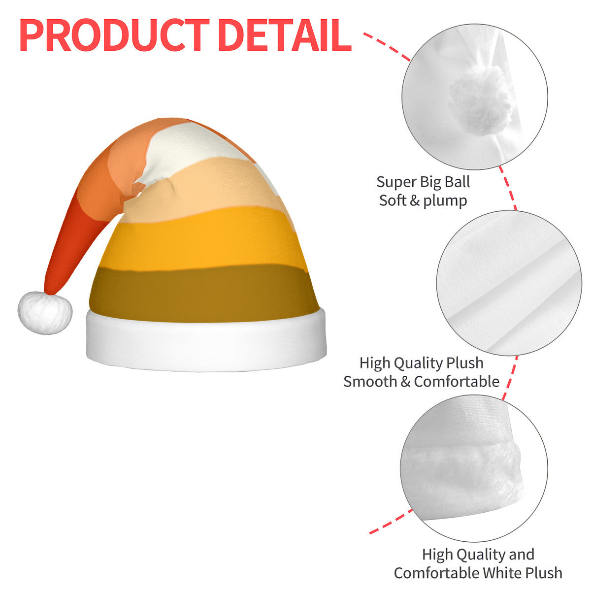 Butch Pride Flag (Mod Q) Adult Plush Holiday Hat