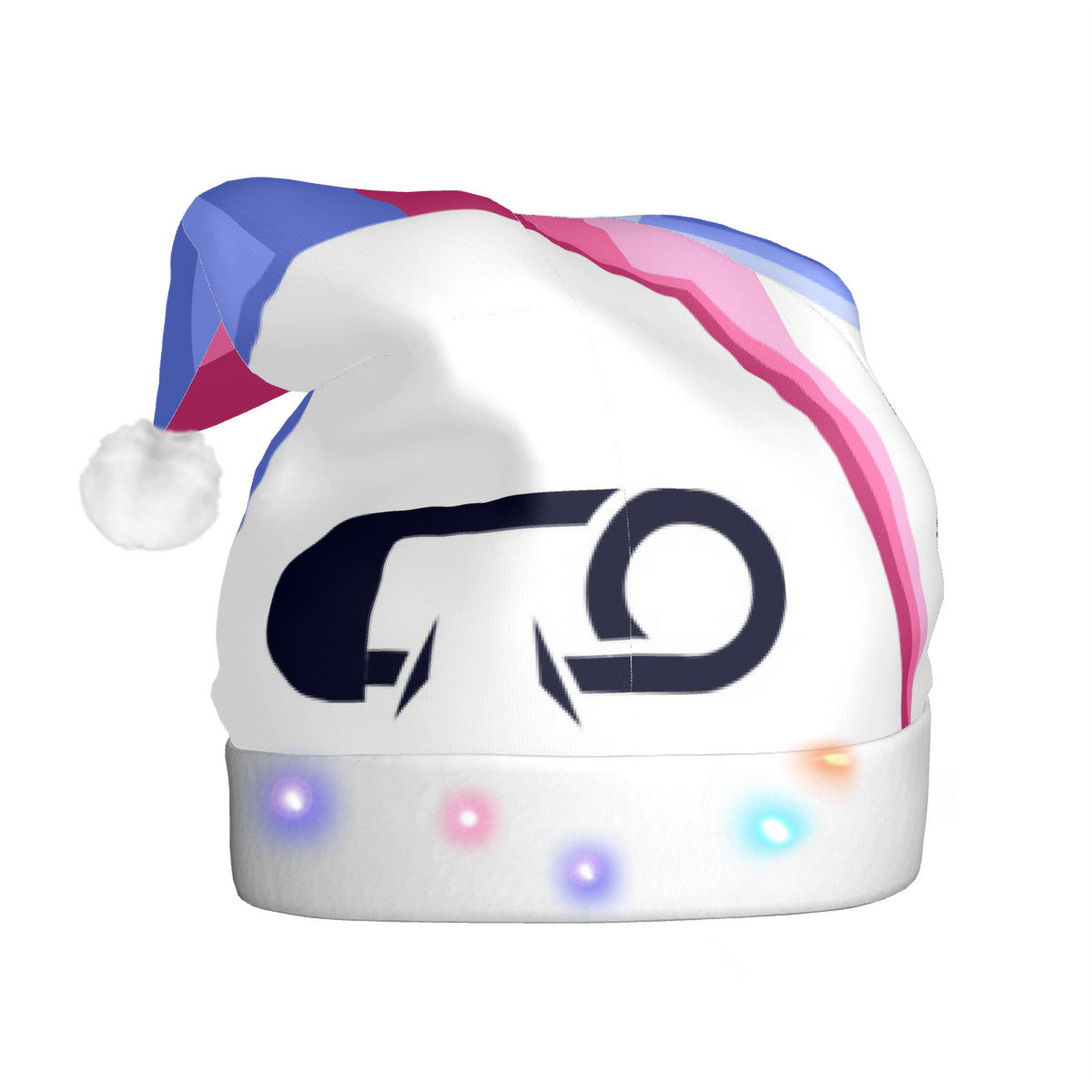 ABDL Pride Flag Adult Glowing Plush Holiday Hat