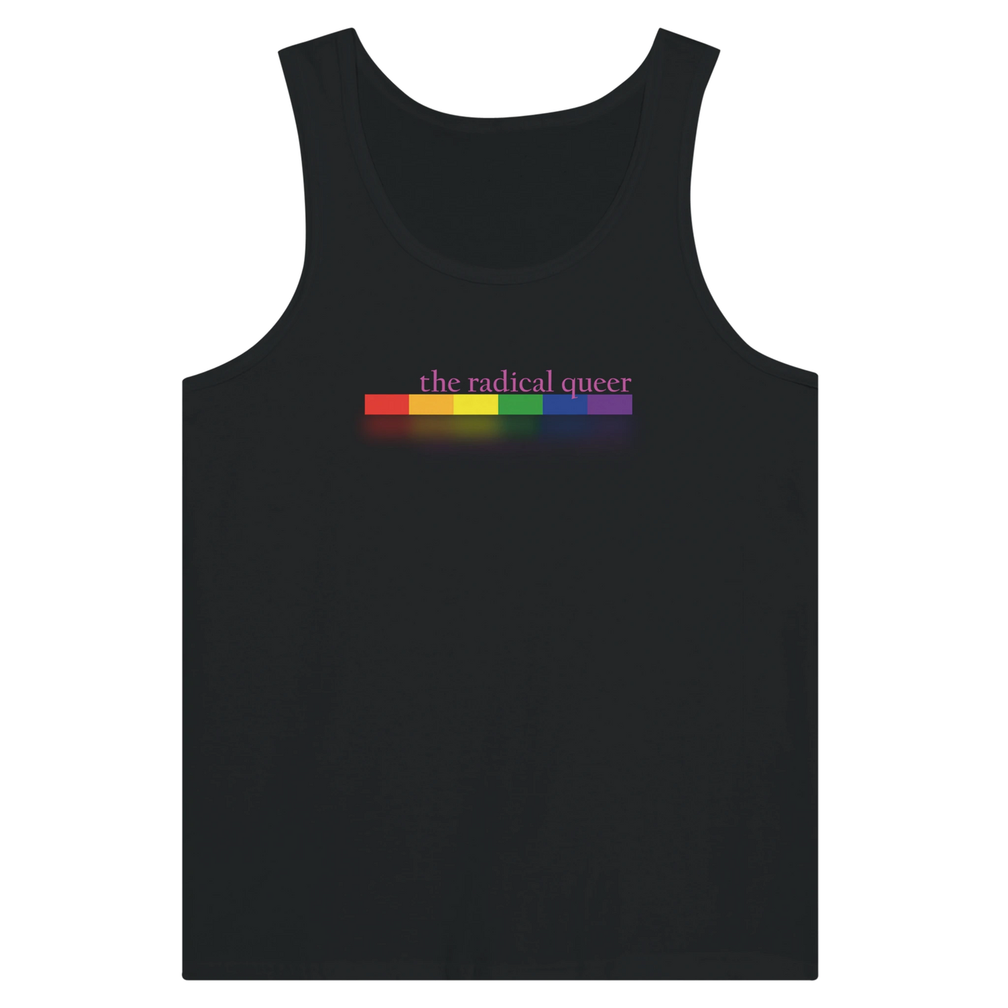 the radical queer Tank Top Black