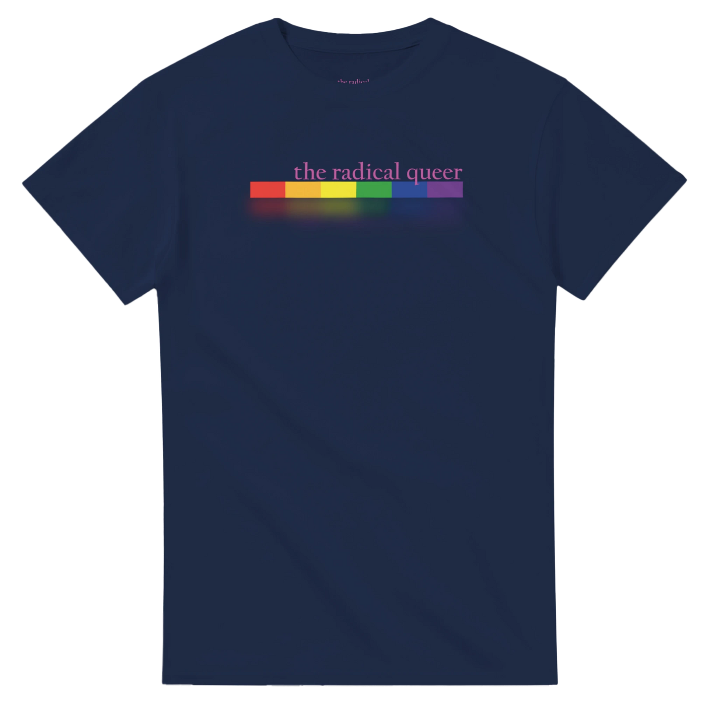 the radical queer tee shirt navy