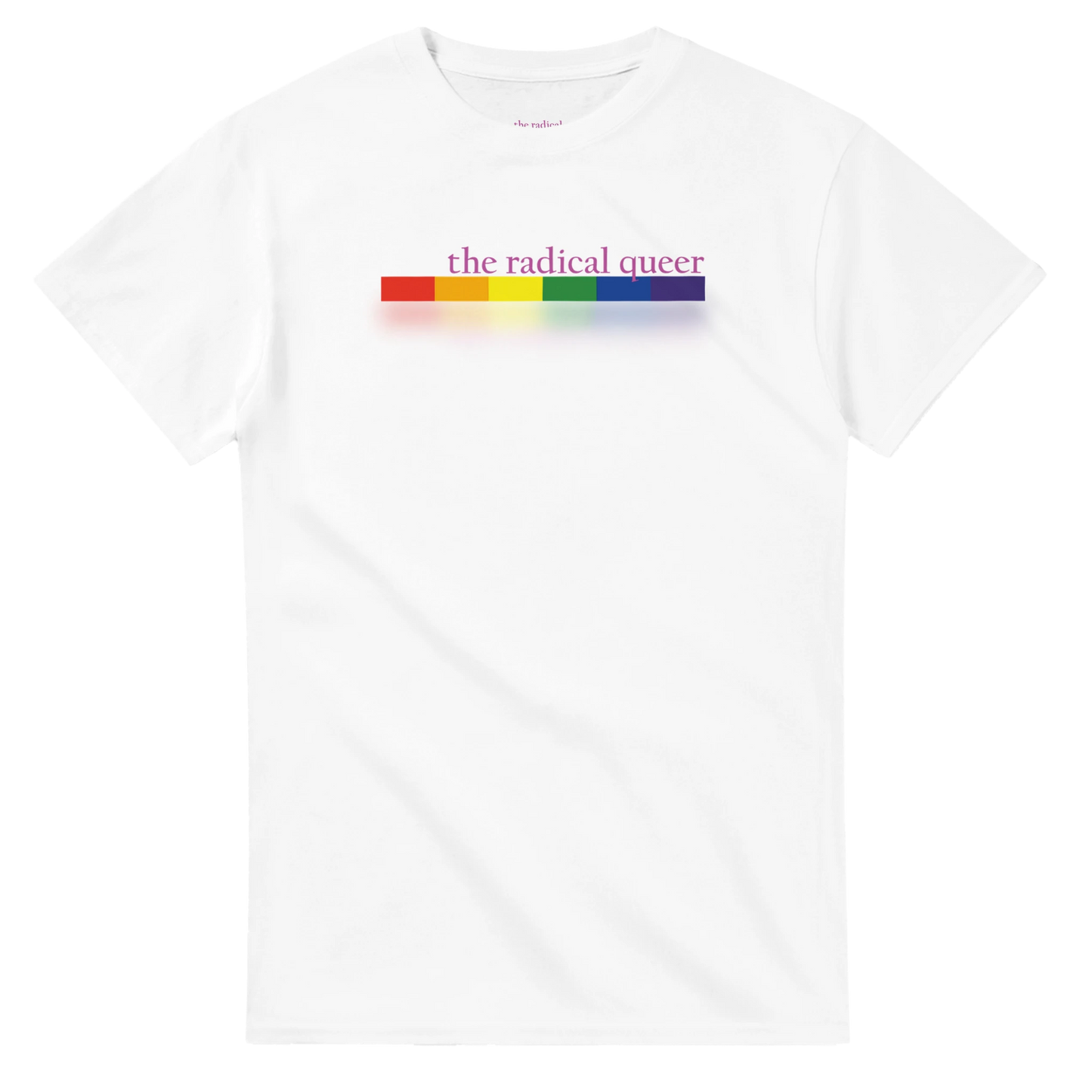 the radical queer tee shirt white