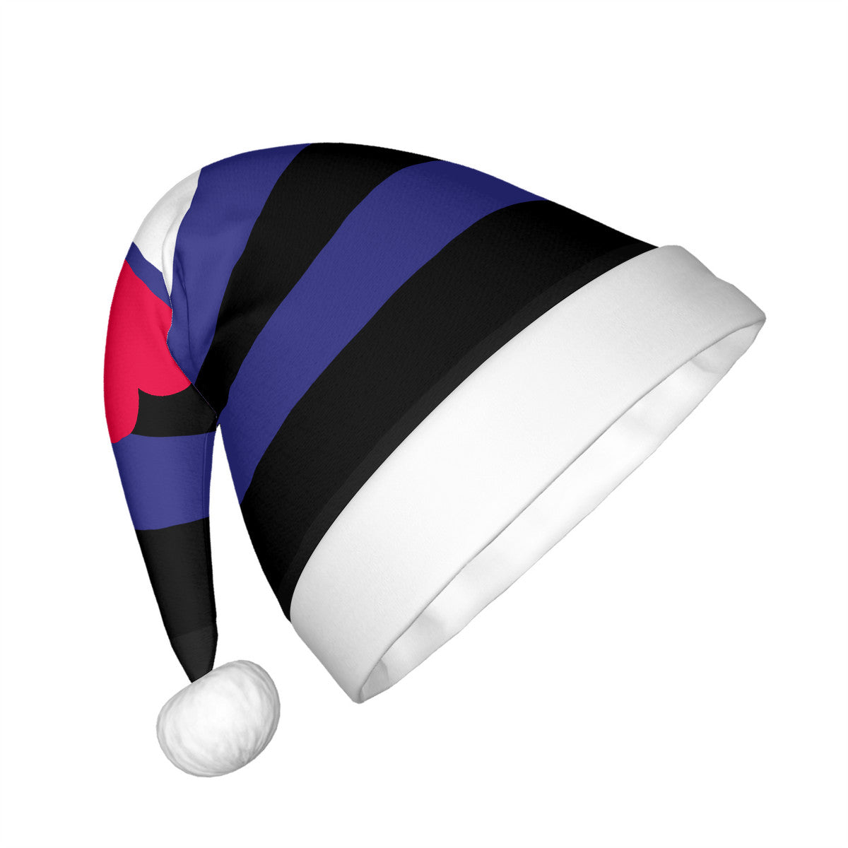 Leather Pride Flag Adult Plush Holiday Hat