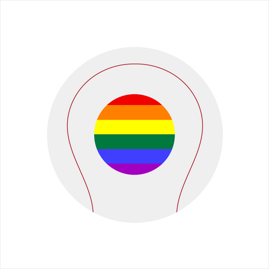 Rainbow Pride Flag Baseball