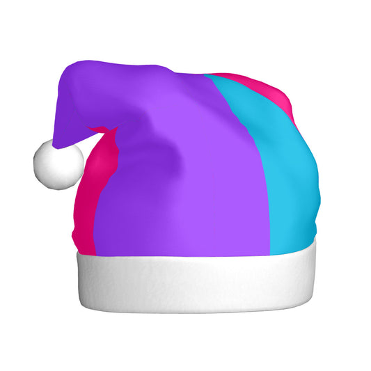 Androgyne Pride Flag Adult Plush Holiday Hat
